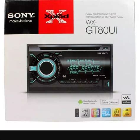 Sony Cd Player Wx Gt80ui Car Accessories On Carousell
