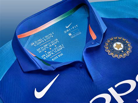 india world cup 2019 new jersey here s a look at the features of team india jersey at cricket