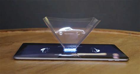 Cool Magazine Ad From Porsche Brings Their Car To Life As A 3D Hologram