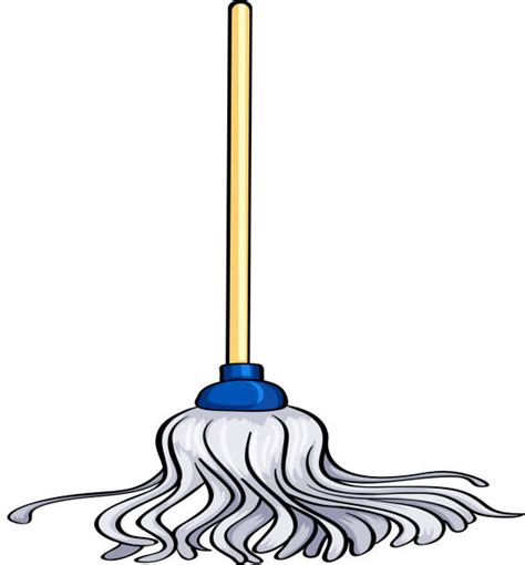Drawing Of A Mop Illustrations Royalty Free Vector Graphics And Clip Art