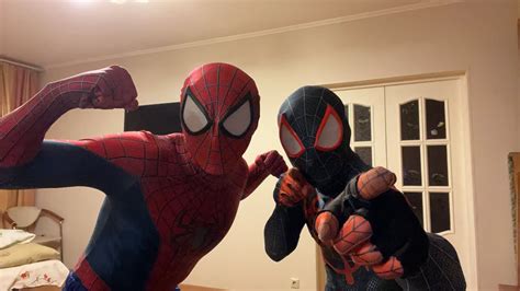 Spiderman And Miles Morales Workout At Home Youtube