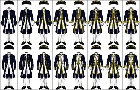 Uniforms Of The Royal Navy 1748 1767 By Cdrejohnpauljones On Deviantart