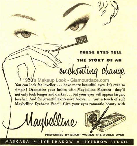 The History Of 1950s Makeup Glamourdaze
