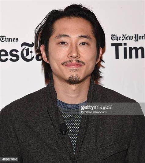 Steven Yeun Photos And Premium High Res Pictures Getty Images