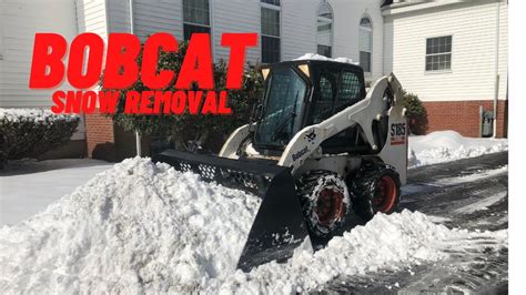 Bobcat Snow Removal Raw Footage Short Video Youtube
