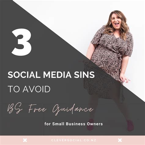 three social media sins to avoid — clever social