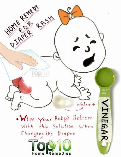 Rash Diaper Remedies Remedy Top10homeremedies Vinegar Cup
