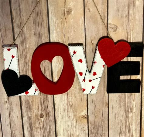 Love wall hanging sign, wooden sign decor, love sign ...