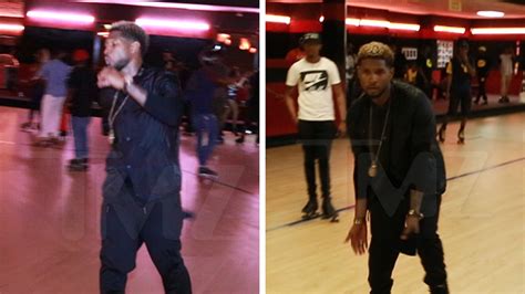 Usher Laced Up His Wheels And Roller Skated In Atlanta