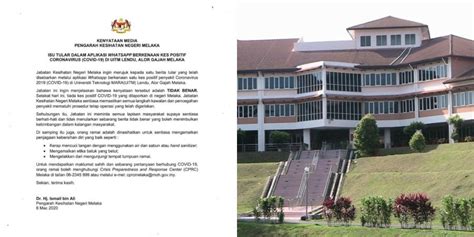 Course diploma hospitality and tourism management was my first choice to continue my study.i am glad to be a part of student uitm lendu, campus alor gajah melaka and a part of tourism student. Tiada Kes Covid-19 Di UITM Kampus Alor Gajah, Melaka