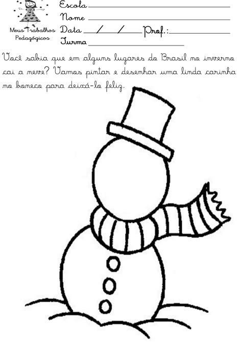 Atividade Inverno 1 Ano