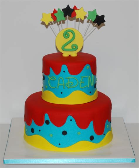 Check out our 2nd birthday boy selection for the very best in unique or custom, handmade pieces from our tops & tees shops. The Bakery Next Door: Bright Drippy Birthday Cake