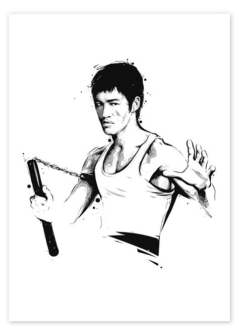 Stampa Bruce Lee Di Tompico Posterloungeit