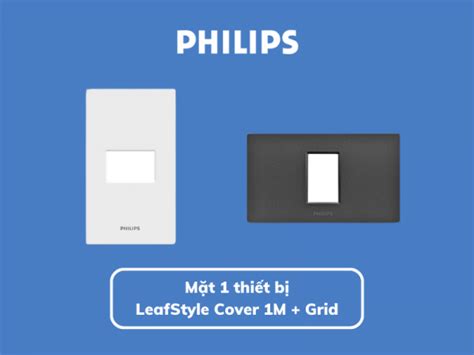 Mặt 1 Thiết Bị Leafstyle Cover 1m Grid Philips