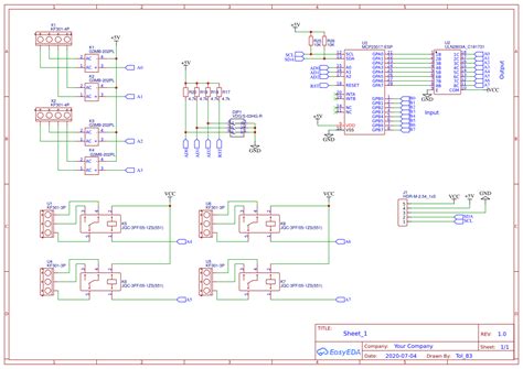 I2c Mcp23017 V11 Easyeda Open Source Hardware Lab