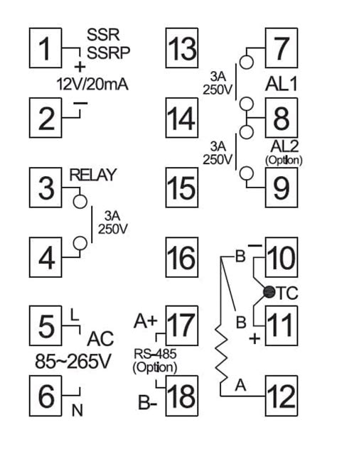 48 X 48 Intelligent Pid Temperature Controller Double Display