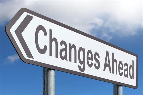 Changes Ahead Free Of Charge Creative Commons Highway Sign Image