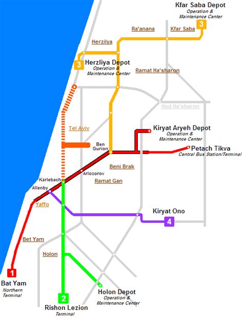 Israels Tel Aviv Light Rail Project Moves Forward Railway Technology