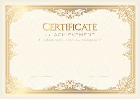 Certificate Frame Template Word Free Certificate Templates For Word