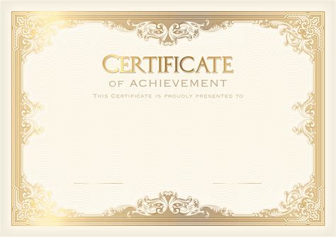 This gets the document stay together when you move the border. Certificate Template PNG Clip Art Image | Gallery ...