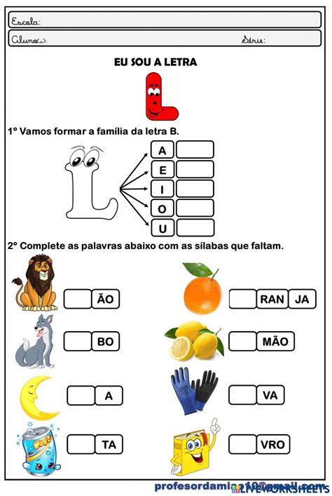 Palavra Com A Letra L
