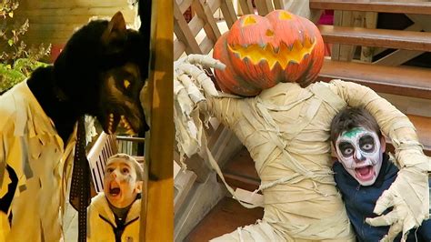 Vidéos De Halloween De Halloween De Swan Et Neo - VLOG - EFFRAYANT ROOM TOUR & HÔTEL TOUR D'HALLOWEEN au PARC ASTÉRIX