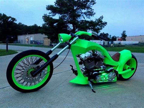 Neon Green Bike Harleys Motorcycles And Street Bikes