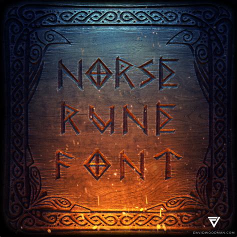 David Woodman Norse Rune Font