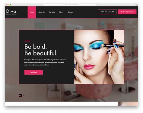 Beauty Website Templates