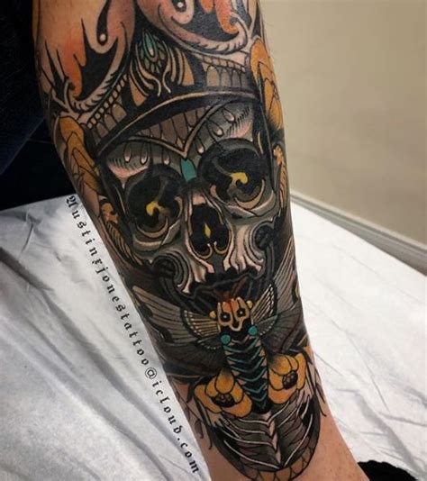 Tattoo By Austin Jones At Painted Temple Tattoo And Art Gallery In Slc Ut Back Of Neck Tattoo