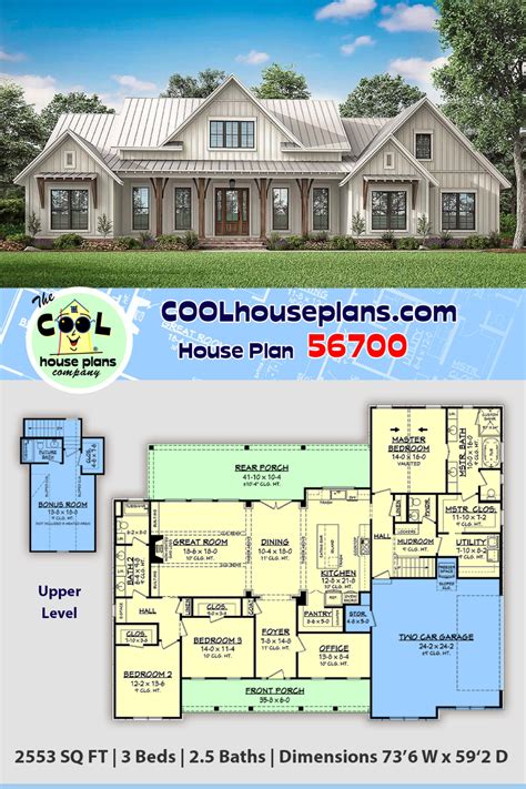 3 bedroom 2 bath house plans with basement. Farmhouse Style House Plan 56700 with 3 Bed, 3 Bath, 2 Car ...