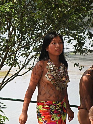 Young Embera Indian Lady Panama Native American Women Native