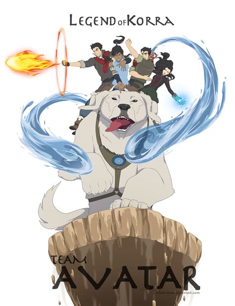 Legend Of Korra Team Avatar By Ichan Desu On Deviantart