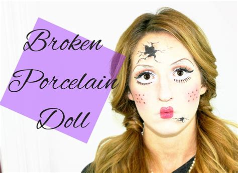 Broken Porcelain Doll Halloween Makeup Tutorial Halloween Makeup