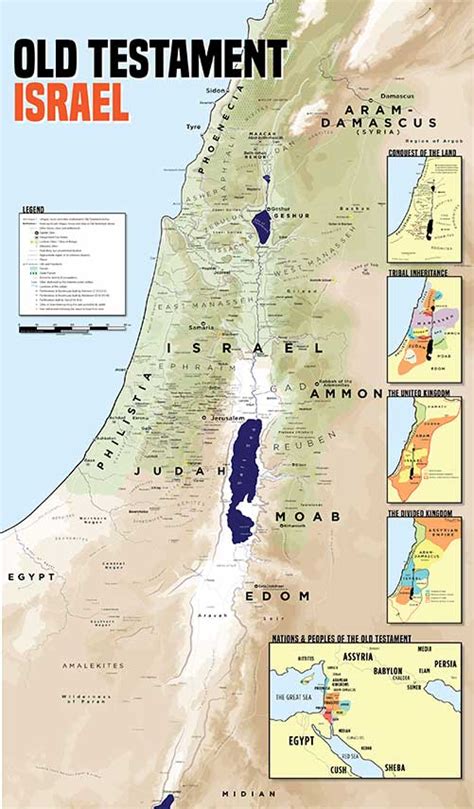 Old Testament Maps And Charts