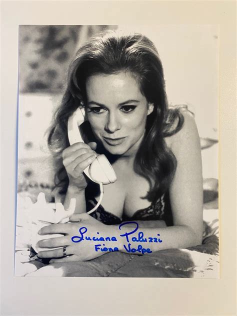 james bond 007 thunderball luciana paluzzi as fiona volpe foto handtekening signed with