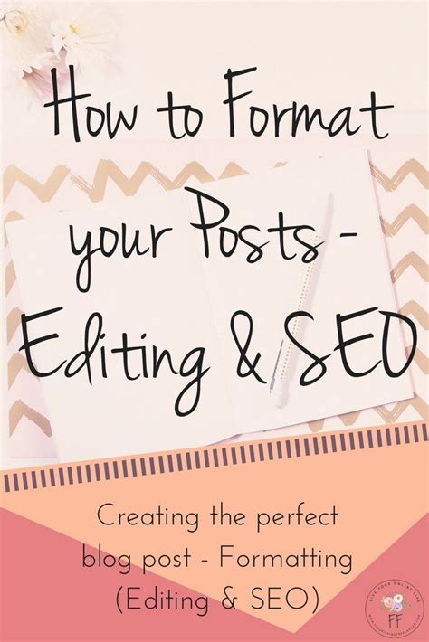 Lesson Four In The Creating A Perfect Blog Post Mini Series Formatting