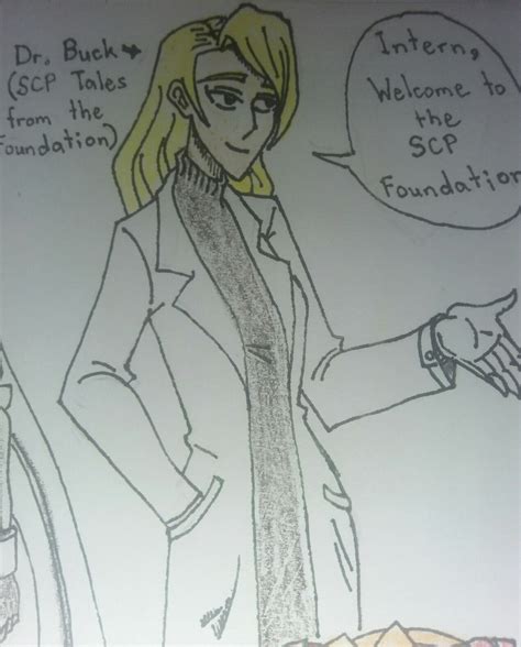 My Anime Drawing Of Dr Amelia Buck From The Scp Tales From The Foundation Series R Animesketch