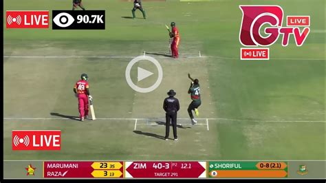 🔴gtv Live Cricket Match Bsngladesh Vs Zimbabwe Would Cup Live Match