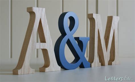Wooden Letters Traditional Oak By Letters Etc