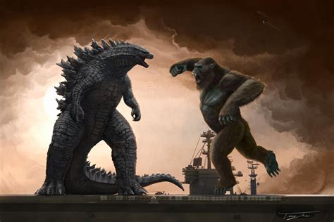 Godzilla vs kong is a meme about the up coming movie godzilla vs kong that is distributed by the company warner bros. Pin on Godzilla vs Kong