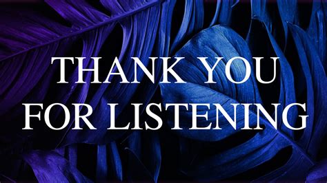 Thank You For Listening Powerpoint Slide Images And Photos Finder