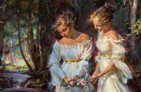 Detail Of Crown Of Beauty 60 X 40 Daniel Gerhartz Studio Oil