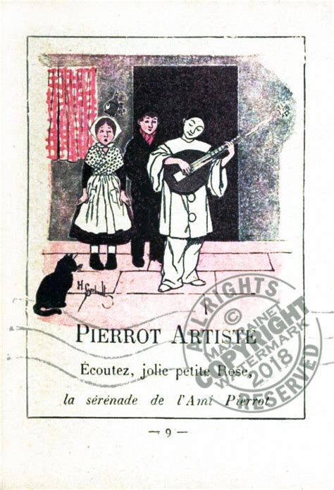 Henri Gerbault 1899 Abc De Pierrot French Language Pantomime Comedy