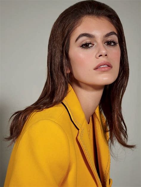 Kaia Gerber Poses In Statement Fashions For Italian Vogue Kaia Gerber