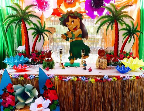 Looking for the best lilo and stitch wallpaper desktop? Lilo & Stitch / Birthday "LILO LUAU dessert table ...