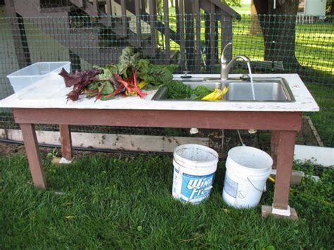 Garden Veggie Wash Station This Idea But Better Design And Color