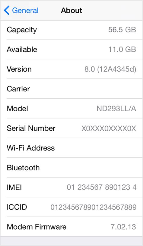 Find The Serial Number And Other Information For Your Iphone Ipad And