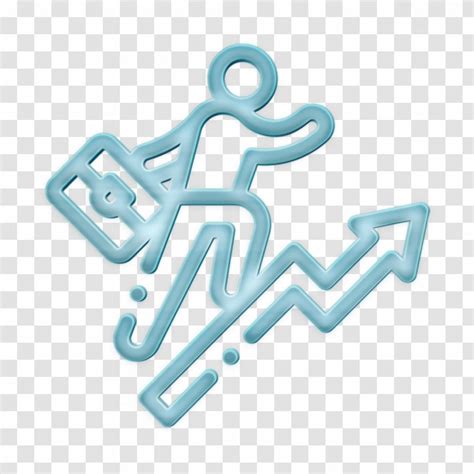 Job Promotion Icon Career Logo Turquoise Transparent Png