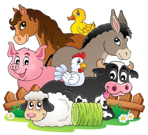 Sticker Animaux De Ferme Image Sujet 2 Pixersfr Farm Animals